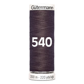 Gutermann garen | 200m | 540 chocolade bruin naaigaren GM - 200 - 540 - CHOCOLADE - BRUIN 4008015031763